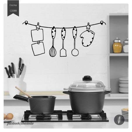 Vinilo Cocina Elementos
