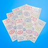 Plancha Stickers Pasaporte