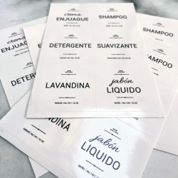 Etiquetas Lavadero Dispenser