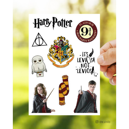 Plancha Stickers Harry Potter II