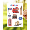 Plancha Stickers Londres