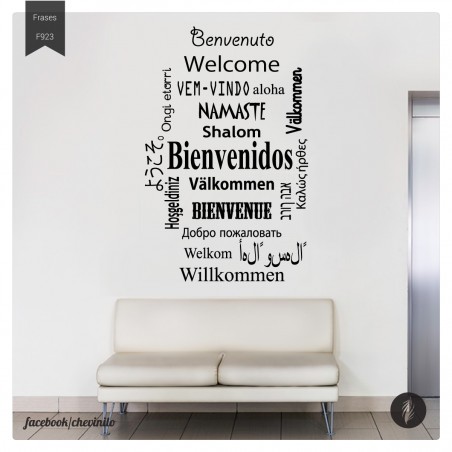 Vinilos Decorativos Frases Welcome