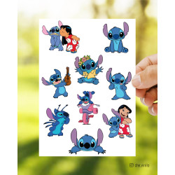 Plancha Stickers Stitch